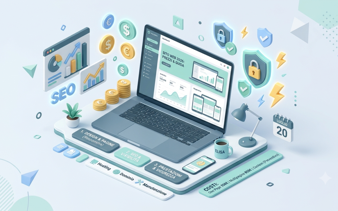 Quanto costa un sito web nel 2026? Prezzi, cosa include e come scegliere